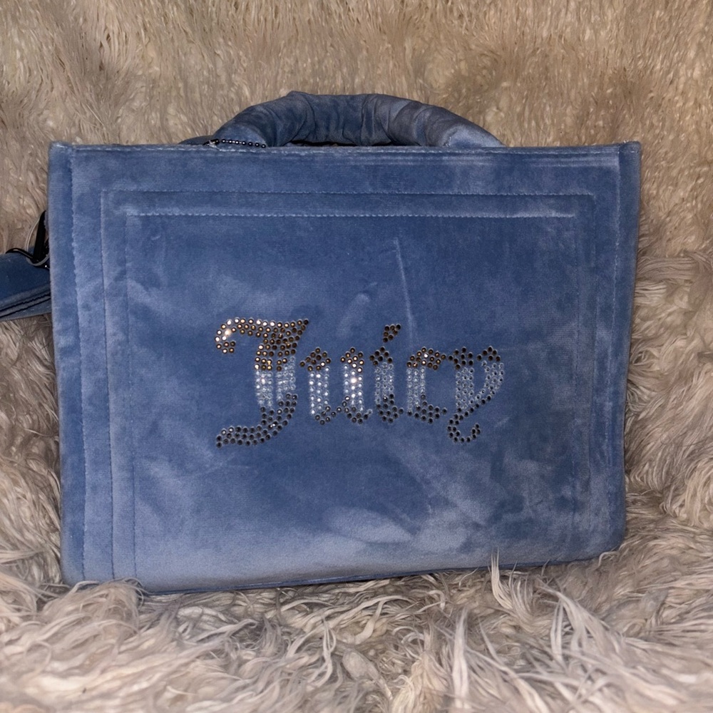 Juicy Couture Blue Velvet Bag